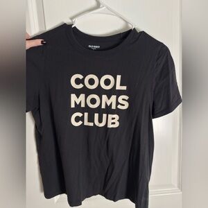 Old Navy Black Cropped Tee - Cool Moms Club